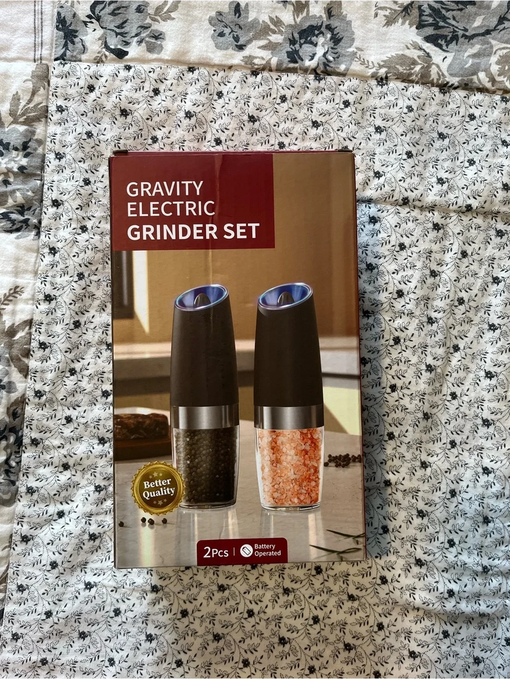 Gravity Electric Grinder Set - Black